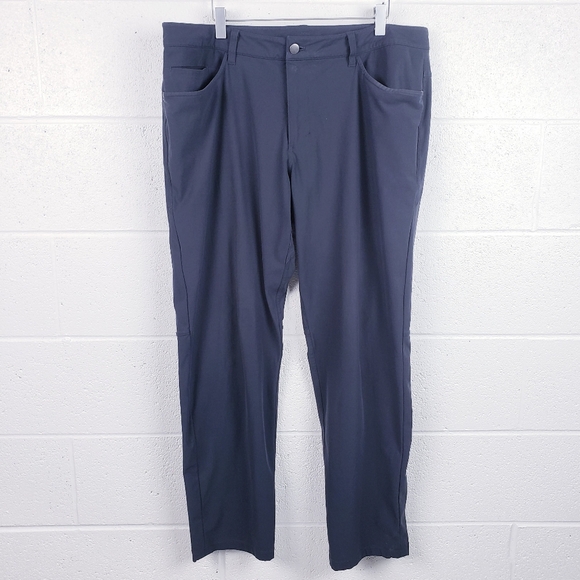 Lululemon ABC Classic-Fit 5 Pocket Pant Warpstreme Dark Grey Size 36/ 30‎